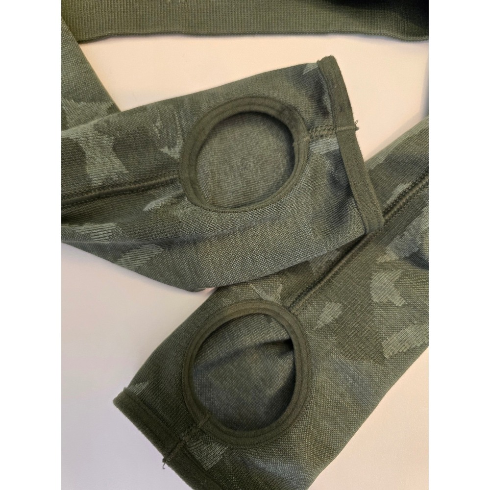 Gymshark Gorpcore Adapt Camo Seamless Long Sleeve Crop Top Women S - Picture 7 of 12